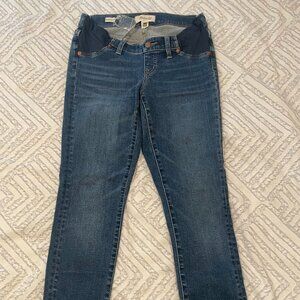 Madewell Maternity Side-Panel Skinny Jeans in Wendover Wash: Adjustable TENCEL™